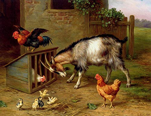Peinture sur toile animaux de la ferme pour sublimer votre décoration de salon rustique