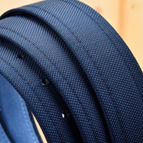Business Casual Belt Men, Classic Work Belts for Men, Mens Belts for Jeans Pants Shirt Suit,A Blue 3.8cm,110CM/43.3''3