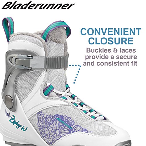 image for Rollerblade Bladerunner Ice Zephyr Men's Adult Ice Skates, Black and B