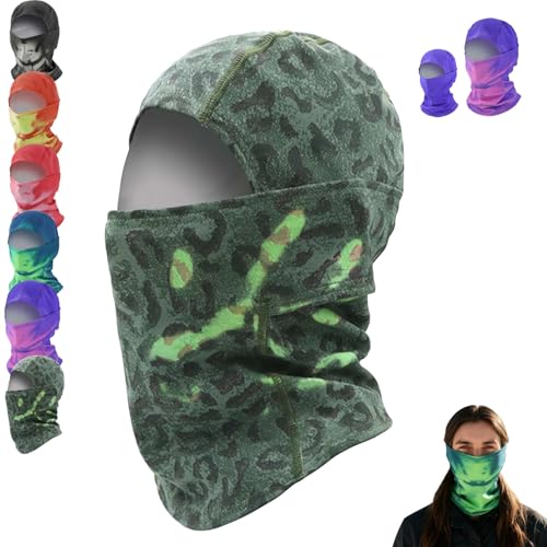 Pasamontañas reactivo al calor, máscara de esquí unisex sensible a la temperatura, cambio de color, equipo para clima frío, envoltura de cabeza completa para motocicleta, senderismo, ciclismo, regalos