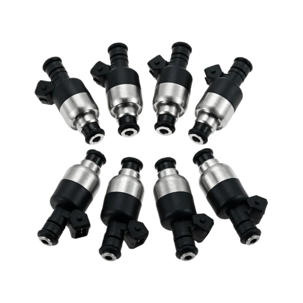 8PCS Fuel Injectors 25180245 802632T Compatible with Mercruiser 454 BB 1998-2001