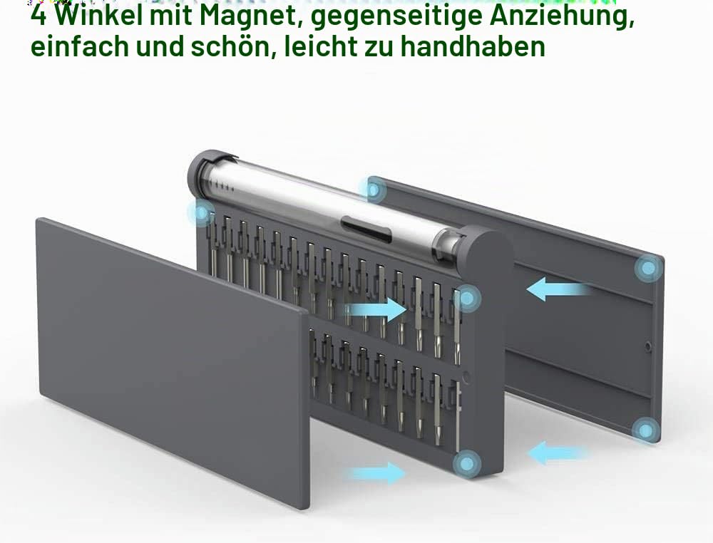 Mini Elektro Schraubendreher Set 57in1 magnetisch Electric Screwdriver kit