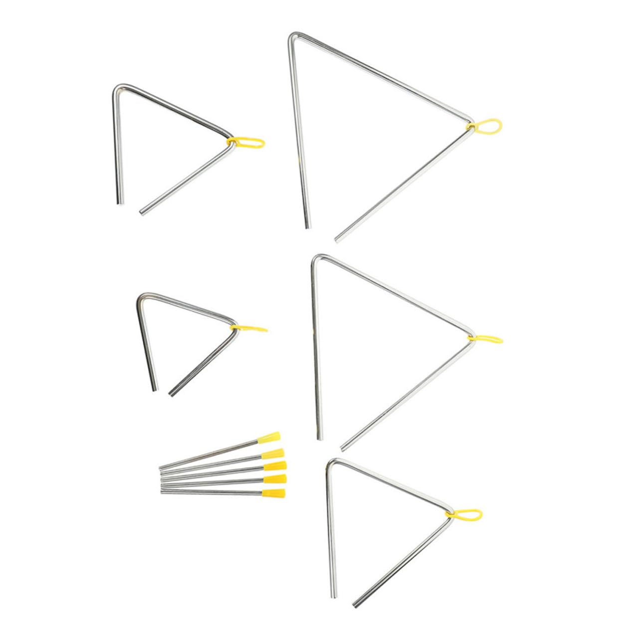 Campana Triangular de Percusión, 5 Juegos de Hierro para Niños