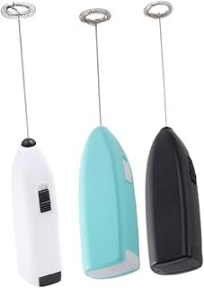 3 Piezas Mezclador Manual de Epoxy de Varillas de Resina Ligero y Portátil para Proyectos de Diy Sin Batería Colores Negro Blanco y Azul