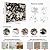 Wookmmy Vintage Dark Black Floral Peel and Stick Wallpaper Botanical Flower Waterproof Removable Self Adhesive Vinyl Contact Wall Paper for Bedroom Bathroom 17.7" X 124"