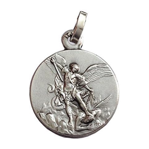 IGJ 925 Sterling Silver Saint Michael Medal Cover