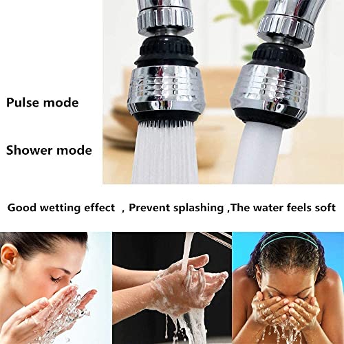 Image of 360 Swivel Faucet Aerator, Water Saving, 2 Modes (Faucet Head - D - 1)
