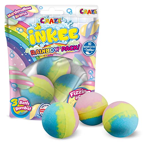 CRAZE- 9 Set Bombe Arcobaleno profumata Effetto