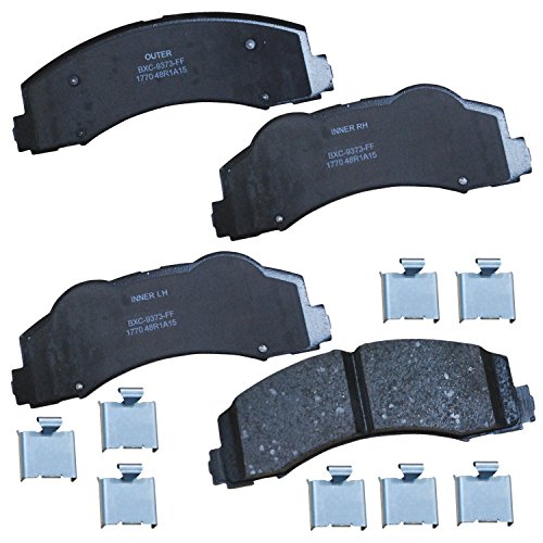 Bendix Premium SBC1770 Ceramic Front Brake Pads for Ford Expedition 2017-2010, F-150 2017-2010, Lobo 2020-2009, Lincoln Mark LT 2014-2010, Navigator 2017-2010