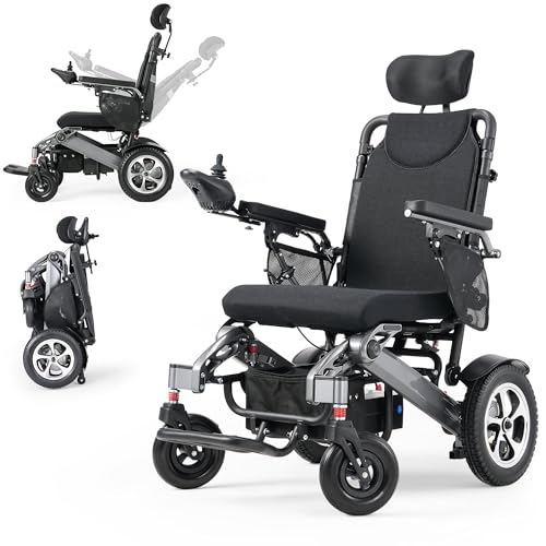 Reclining Electric Wheelchair with 400Lbs Capacity