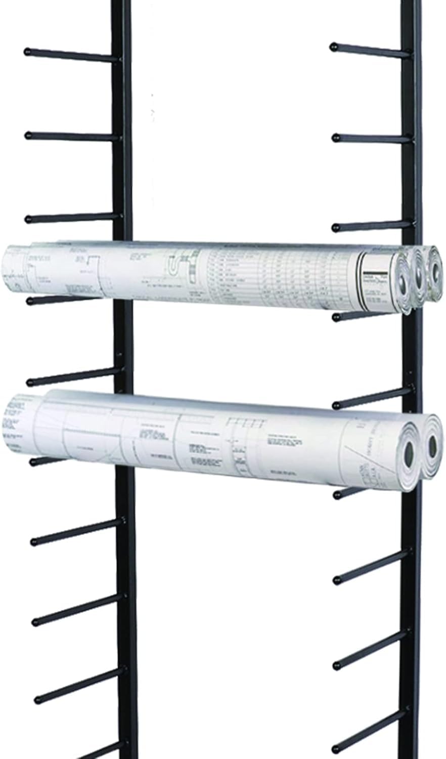 Snapklik.com : Wall Mount Blueprint Storage Rack