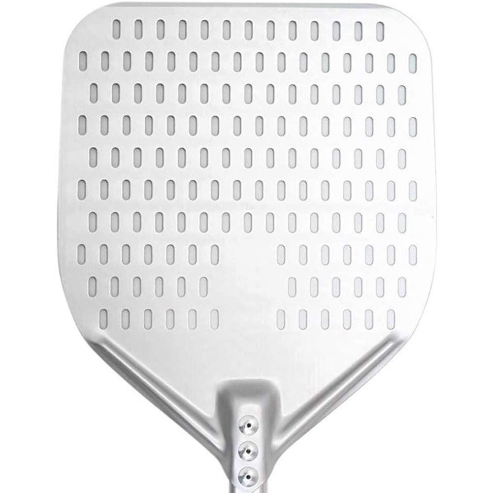 CTRLZS 14-Inch Dural Punching Pizza Shovel Connecting Pizza Shovel Thick Oven Flipping and Transferring Pizza 16Inch Handle