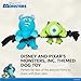 Disney for Pets Pixar’s Monsters, Inc. Rope Pet Toy, 12in Pixar Dog Toys | Rope Tug Toy for Dogs Inspired by Mike and Sulley from Pixar’s Monsters, Inc.