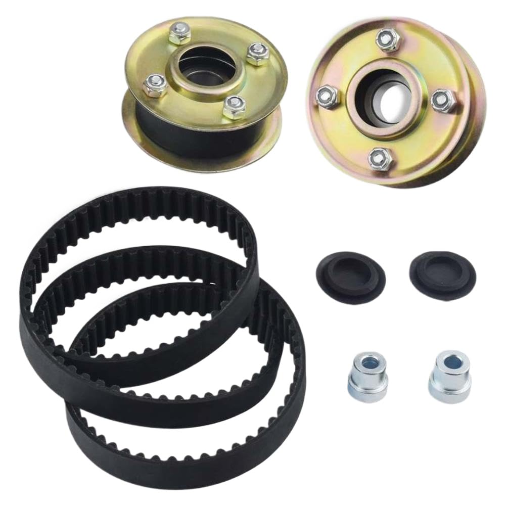 Kit de correa y polea tensora para cortacésped 131-4509 125-2532 120-3335 compatible con tractores de plataforma TimeMaster 30 126-0316 131-4506 131-4529