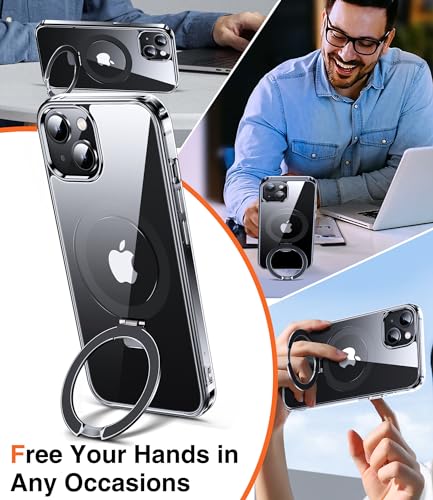 Coque silicone iPhone 14 Plus transparente anti-chute pour éviter les rayures de l'écran