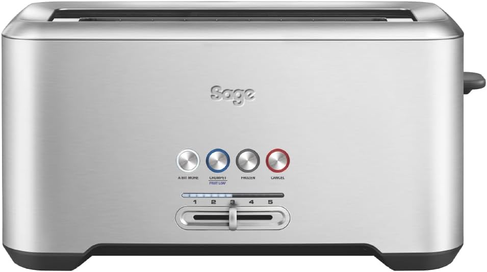 Sage – the ‘A Bit More’ Toaster 4 Slice, Brushed Stainless Steel