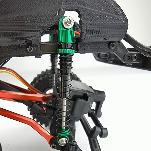 ZuoLan 1/24 RC Car Shocks 48mm Adjustable Absorber Damper for 1/24 Axial SCX24 AXI90081 Deadbolt AXI00001/AXI00006 RC Crawler Car Upgrades (Green) - Image 4