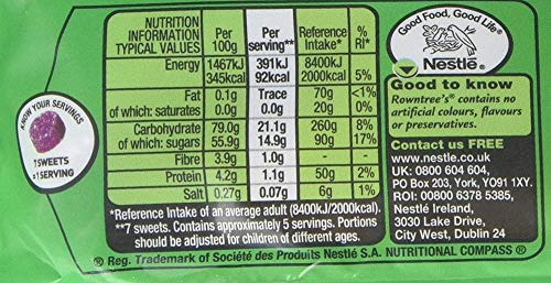 Rowntree Fruit Pastilles Bolsa 143g miniatura 3