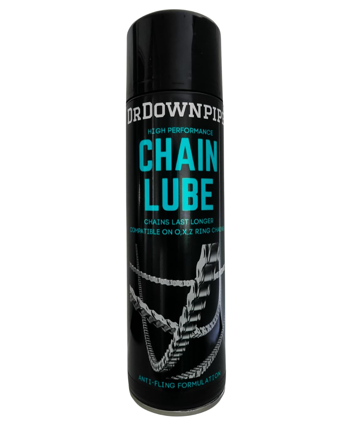 DrDownpipe Motorcycle Chain Lube 500ml – Anti-Fling Chain Lubricant, All-Weather Protection for Motorbike Chains