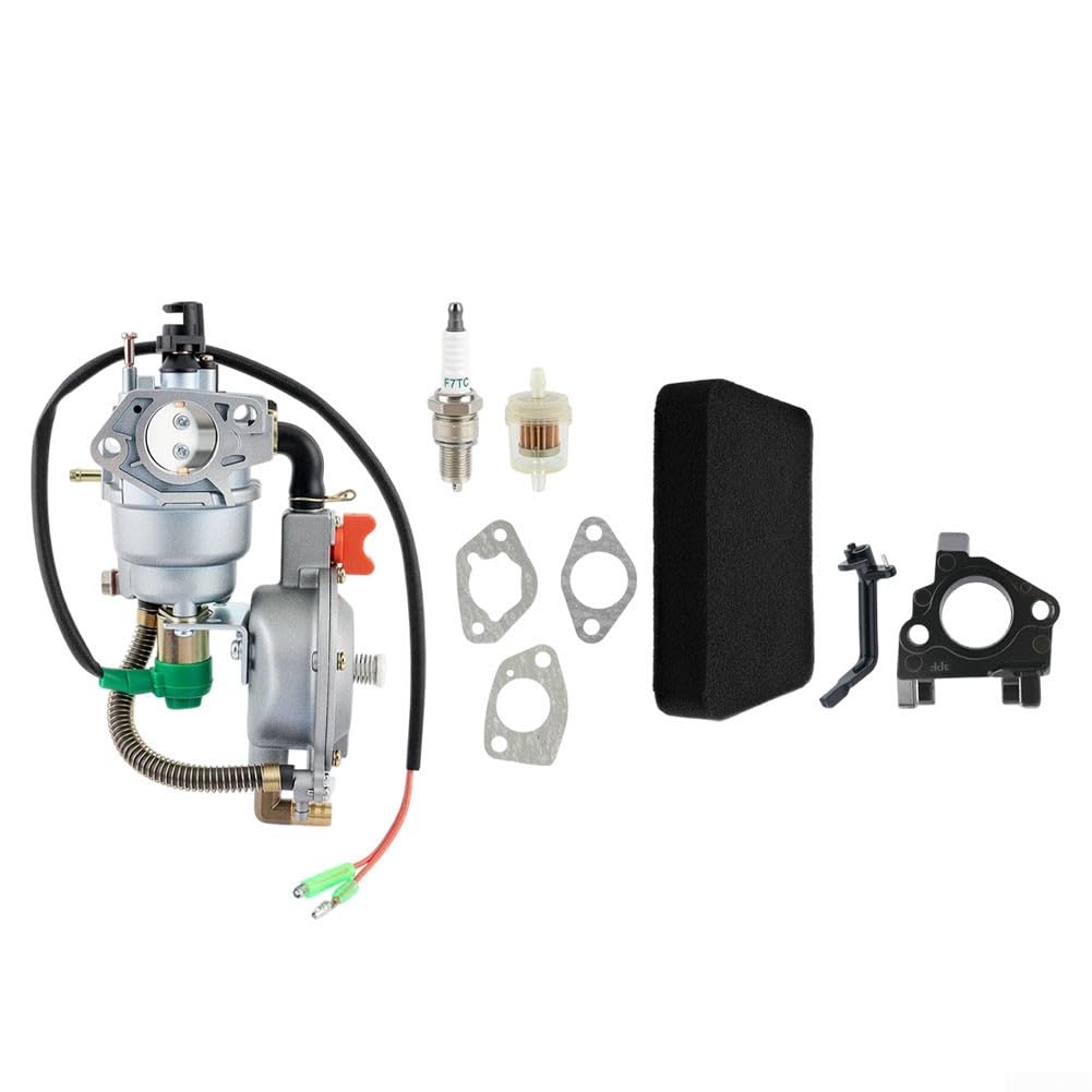 Kit de carburador de combustible dual de 4,5 kW a 10 kW para convertir a GLP y gas natural, apto para modelos de generadores comunes de otros fabricantes.