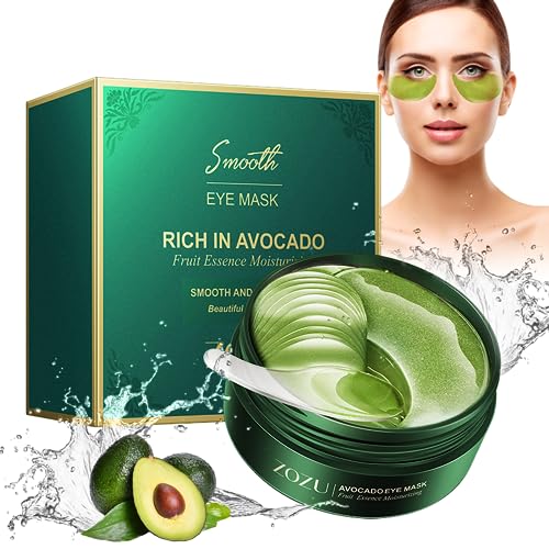 60 Stück Augenpads,Eye Pads,Gegen Augenringe,Augenpads Gegen Falten, Hyaluron,Mindern Falten,Augenringe Entfernen,Tränensäcke, Puffiness Feuchtigkeit Spendende (GREEN)