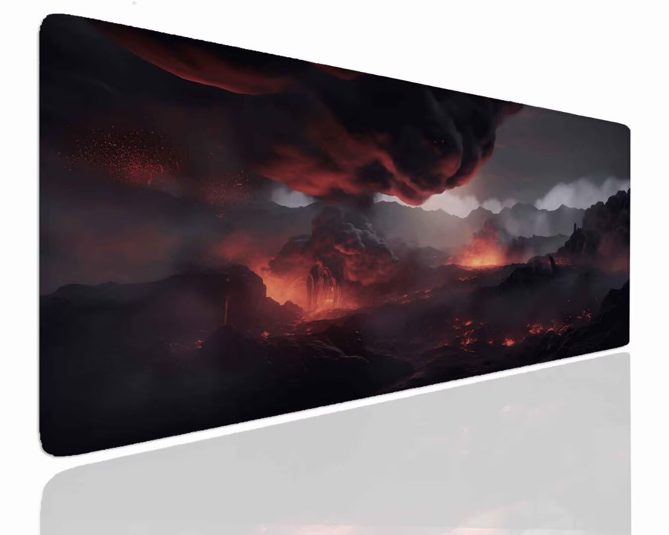 Alfombrilla Ratón XXL Gaming, Alfombrilla Escritorio 900x600x4mm, Mouse Pad Mat XXL Antideslizante, Alfombrilla Raton Base de Goma Tapete Rato Gamer Mousepad XXL para PC, Oficina Accesorios Dark J-276