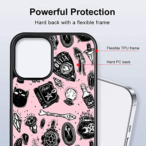 Shencang Blue Haiguqi Iphone 13 Case Witchcraft Print Pattern Shockproof Slim Tpu Rubber Material Black Frame Cellphone Mobile Case #TOP1