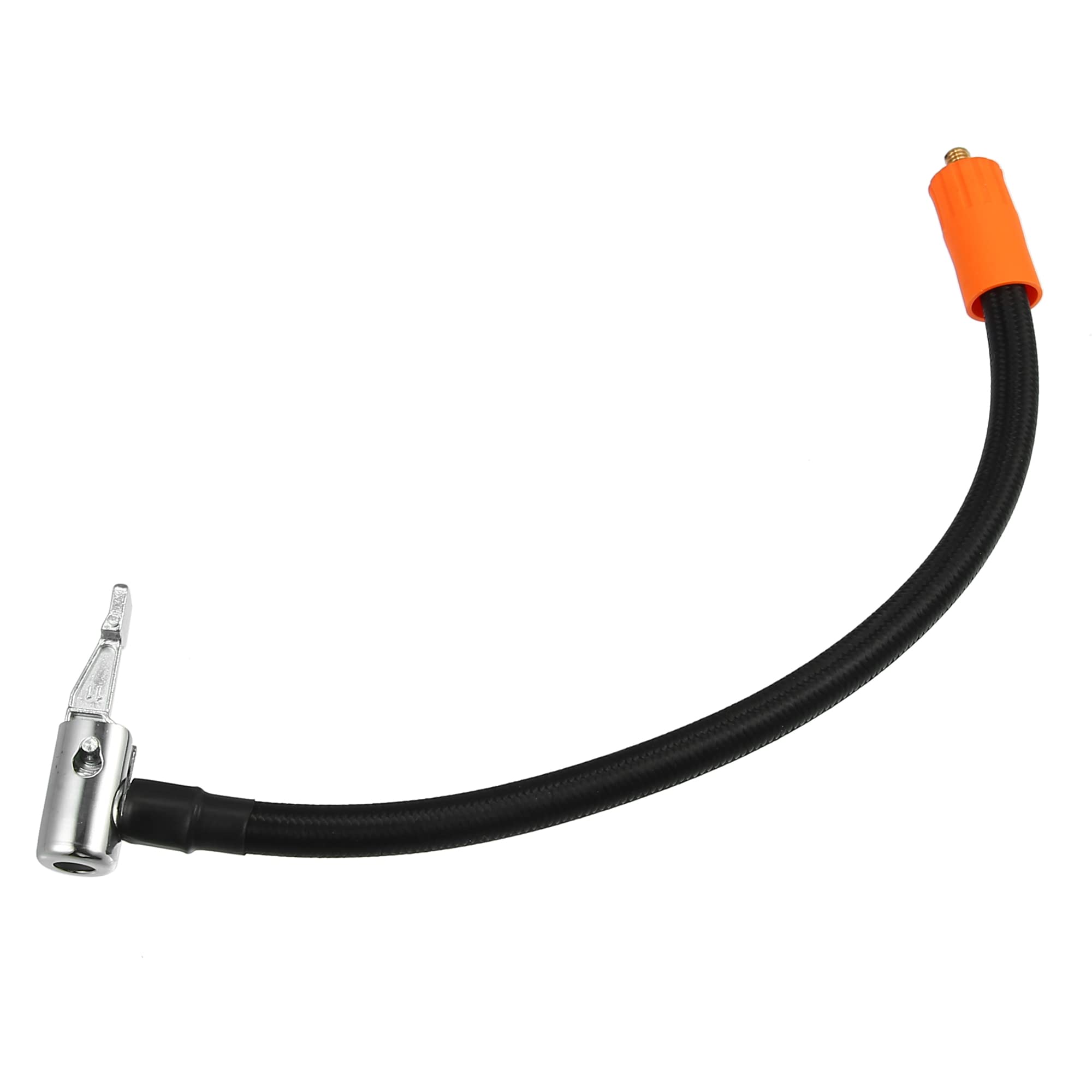 X AUTOHAUX Tubo di prolunga per gonfiaggio pneumatici da 30 cm con adattatore per mandrino con blocco in metallo, convertire in blocco sul collegamento Tubo della pompa dell'aria Tubo di collegamento