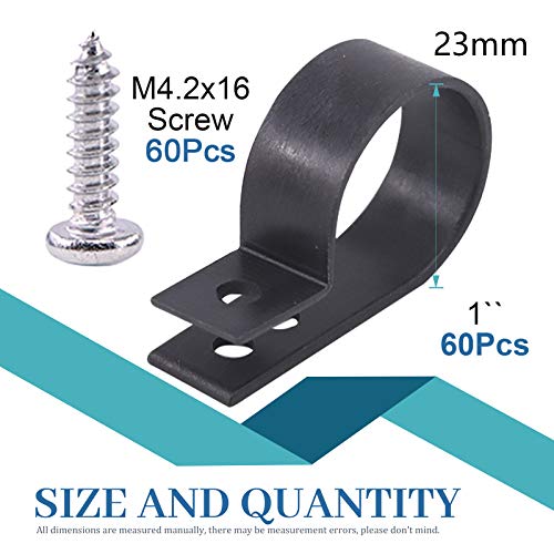 Abrazaderas de alambre de nailon negro para organizar cables de entretenimiento en la pared 2