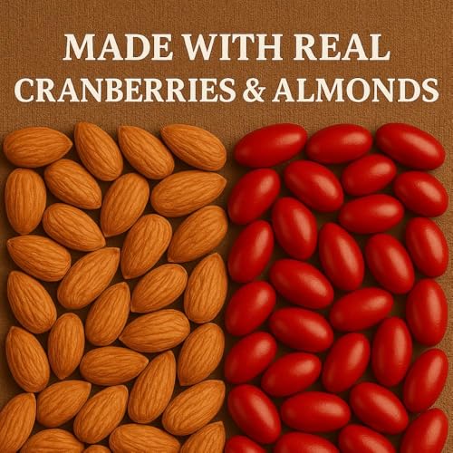 Image of Vbalaa Cranberry Almonds | Juicy Cranberry Coated Almonds | 100% Natural & Pure | No Added Preservatives, Colors & Artificial Flavours | Rich in Nutrition | Ideal for Snacking & Gifting-300gm