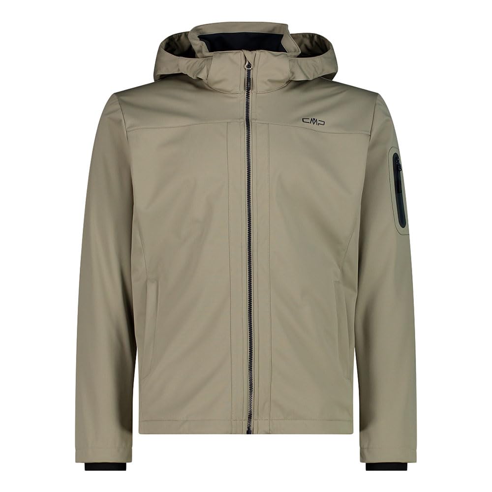CMP Giacca da uomo in Light Softshell con cappuccio staccabile, 39A5027