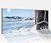 Produktbild Acrylglasbild 100x40cm Schneeketten Autoreifen Winter Schnee Acrylbild Glasbild Acrylglas Acrylglasbilder 14A1562, Acrylglas Größe1:100cmx40cm