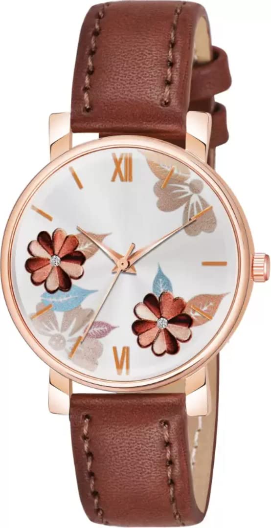 Evax Multi Colours Straps with Flower Design Dial Watch for Girls (B0BWTSKY18) Amazon Price History, Amazon Price Tracker
