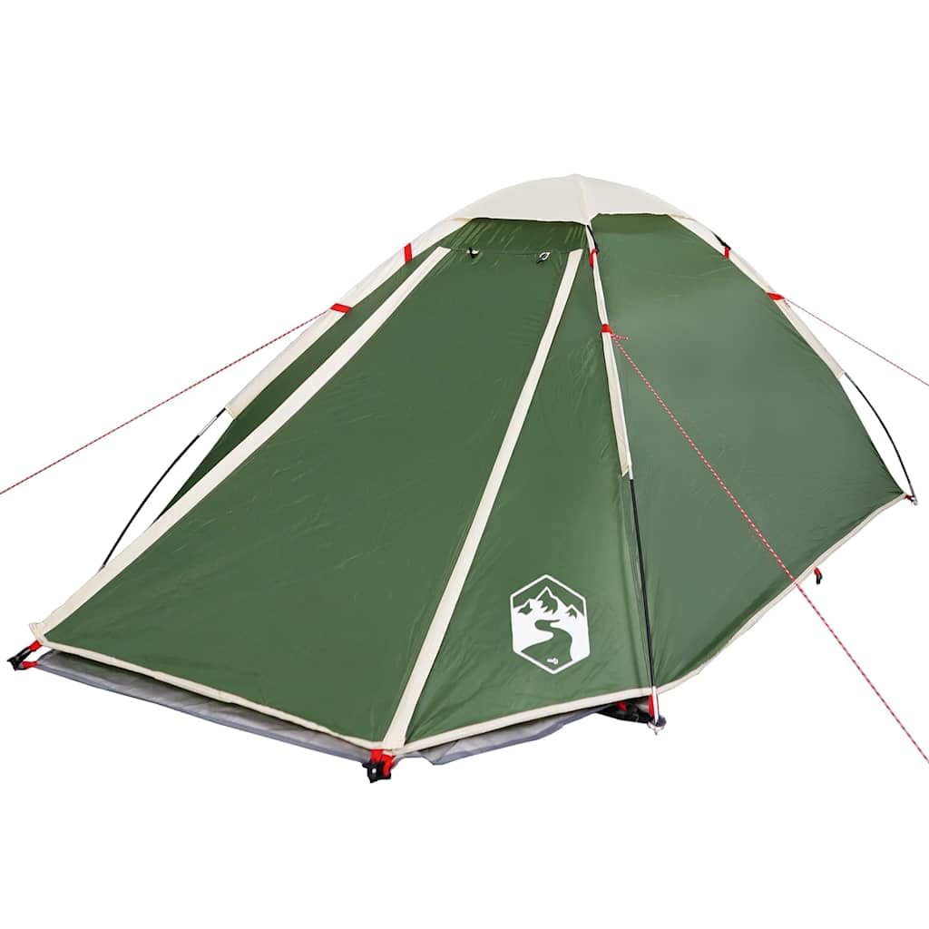 Tente de Camping à Dôme 2 Personne Vert Imperméable Extérieur H | Tente Dôme Facile à Installer pour Camping, Pique-Nique, Randonnée, Randonnée, Trekking