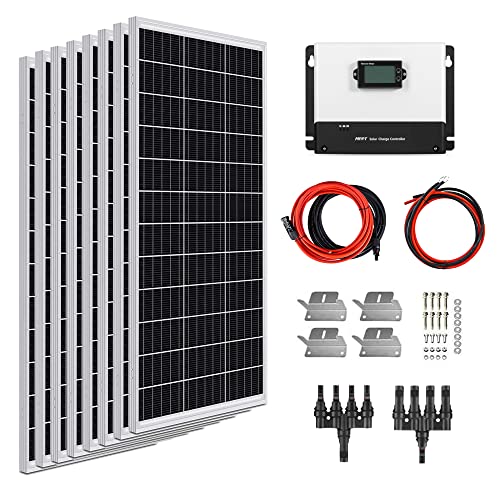 ExpertPower 800W 12V Solar Panel Kit with Charge Controller