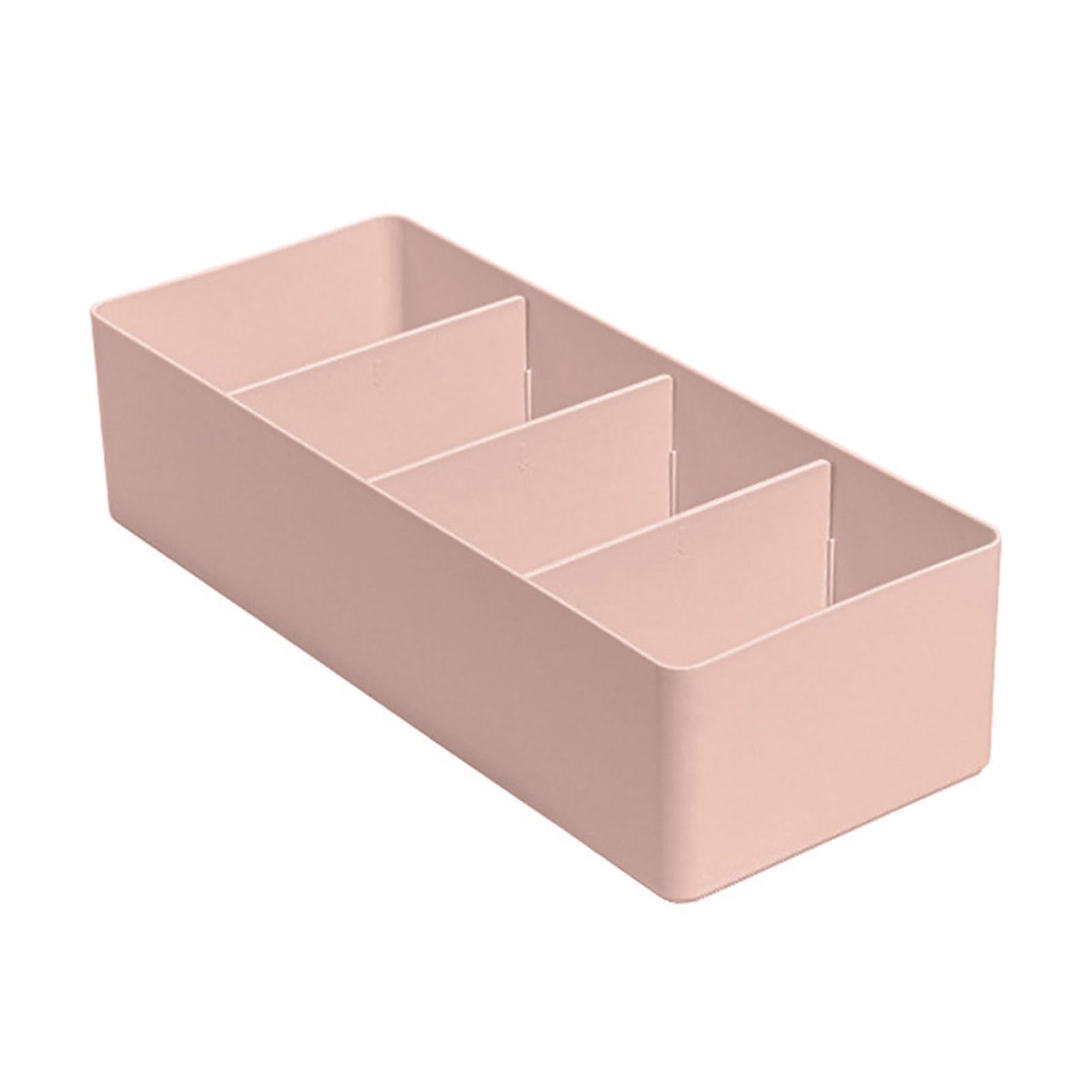 Glifora Adjustable Drawer Divider Box - Multi-Compartment Drawer Organiser, Desk Storage Box with Removable Dividers for Cosmetics, Snacks and Socks