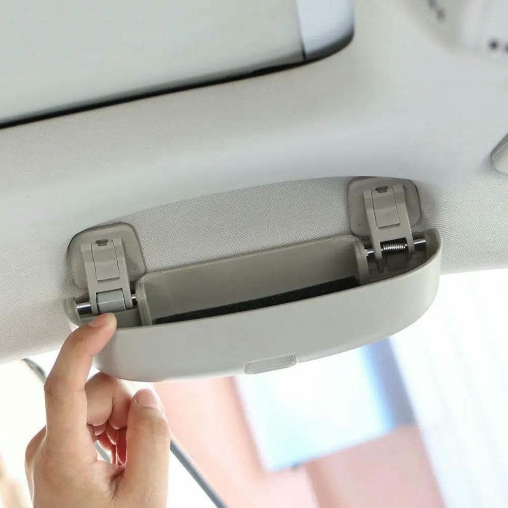 Étui à Lunettes De Voiture Pexorin – Support Pare-Soleil Pour Skoda Kodiaq, Karoq, Kamiq, VW T-Roc, Tharu, Atlas 2018-2022