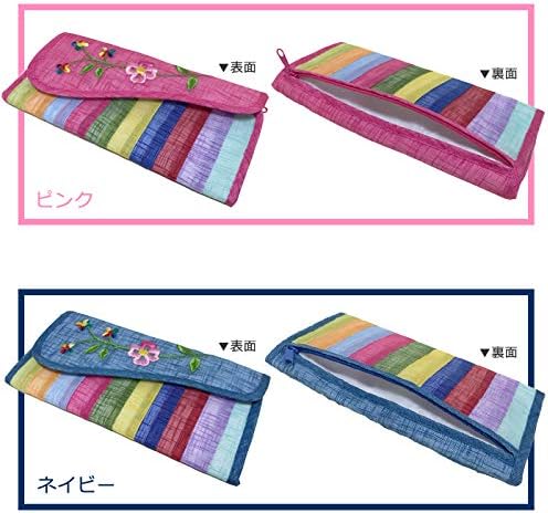 韓国ポーチ セットン刺繍長財布■saifu-2-s【ギフト】【お土産】【引き出物】