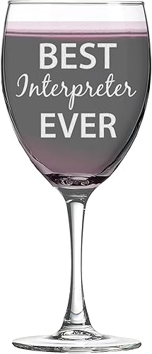 Miniatura 353 de Best Meme Ever - Vaso de vino con tallo de 10.5 onzas grabadas con láser, transparentes, sin plomo, grabadas a mano, para regalo, cristalería