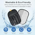Pet Hair Removal Glove for Cats & Dogs, Upgraded Five-Finger Electrostatic Pet Hair Glove, Reusable Magic Brush Pet Hair Remover Tool for Laundry, Couch, Carpet, Car Seat - Image 6