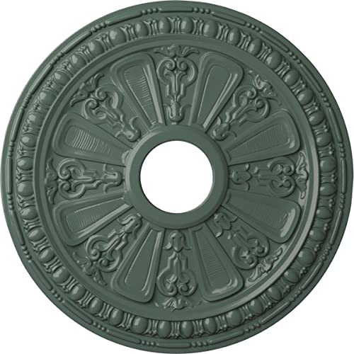 Image of Ekena Millwork CM18RACBF Raymond Ceiling Medallion, Cloud Burst