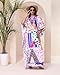 REYNOSOHOMEDECOR Kaftan Dresses for Women Plus Size Bathing Suit Cover up Caftan Maxi Beach Dresses (White, One Size)