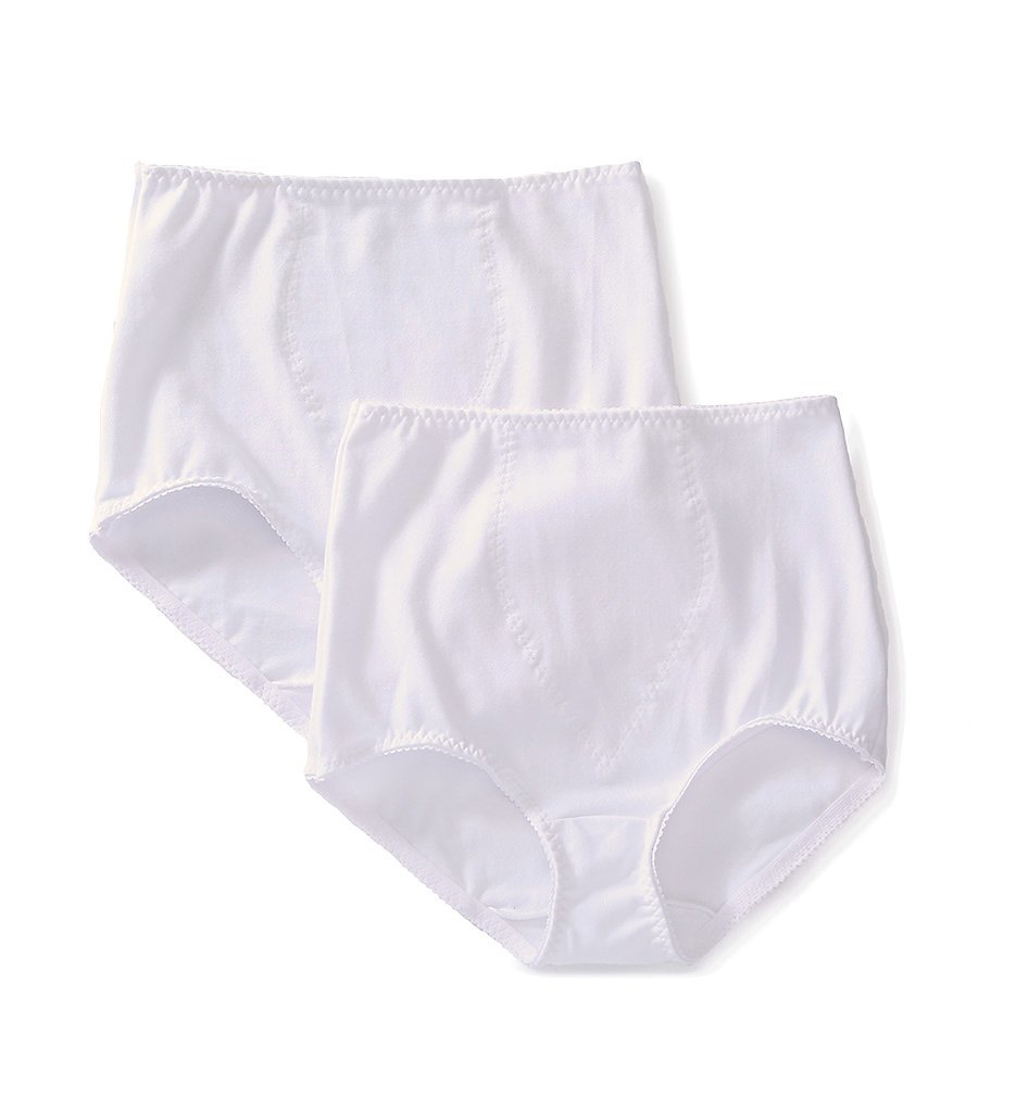 BaliWomen's Shapewear Brief, Light Control Smoothing Shapewear Underwear, Tummy Control 2-Pack (Colors May Vary)OEKO-TEX STANDARD 100