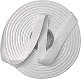 USA Made Ribbon Factory 3/8' White Cotton Twill Tape - 50 Yards - Soft & Light Weight - (Multiple Widths Available)