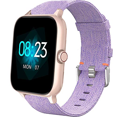 Giaogor Bracelet Compatible with Blackview R3Pro, Nylon Knitted Replacement Watch Strap for Blackview R3Pro Smartwatch