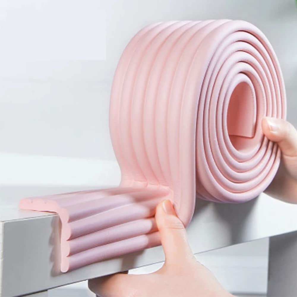 Protezione per angoli del bordo, 2 m a forma di L Protezione per la protezione dei bambini Protezione degli angoli del paraurti di sicurezza per la sicurezza dei bambini (grigio