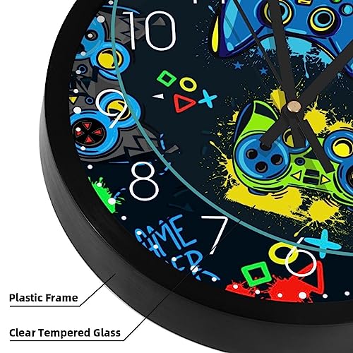 Horloge murale silencieuse à quartz contre le tic-tac