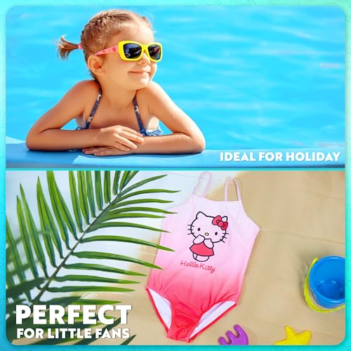 Hello Kitty Anime Girls Bathing Suit Kawaii Swimwear Stretchy Swimsuit for Beach Pool2