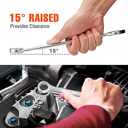 Valuemax Mechanics Wrench Set Metric And Standard, 20Pcs Complete Combination Wrenches Roll Set. Sae 1/4 Inch To 3/4" thumb #5