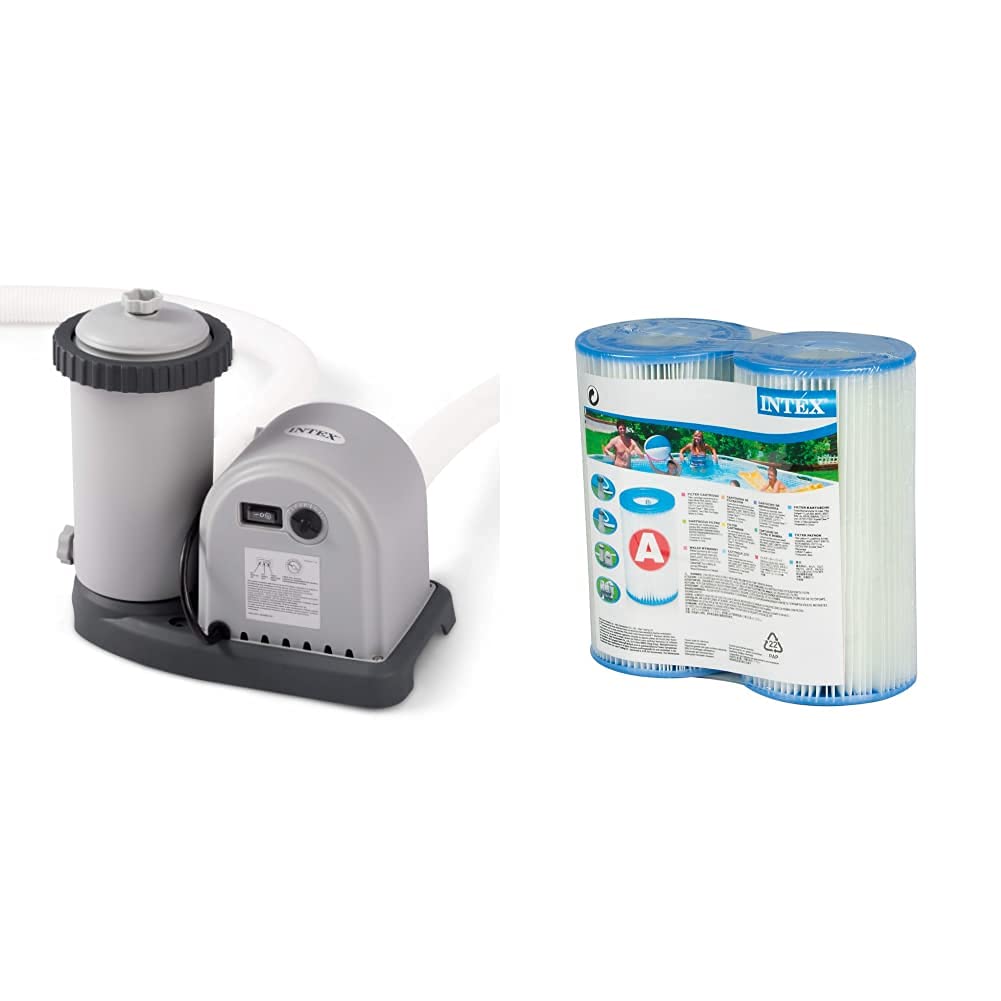 Buy Intex 28635EG Krystal Clear Cartridge Filter Pump for Above Ground
